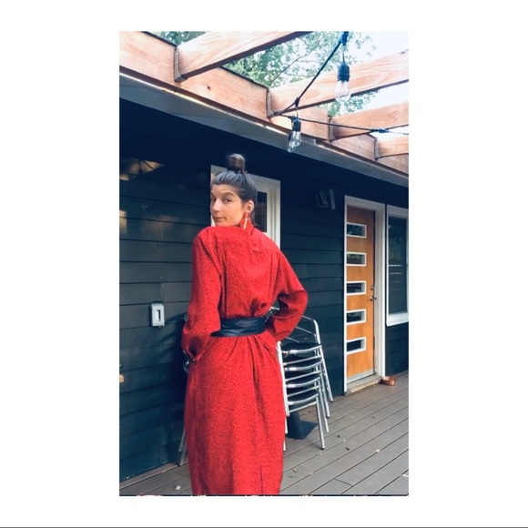 Vintage 80s Talbots midi dress - Picture 2 of 2